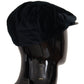 Elegant Navy Newsboy Cap