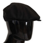 Elegant Black Newsboy Cap