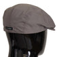 Elegant Gray Cotton Newsboy Hat