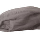 Elegant Gray Cotton Newsboy Hat