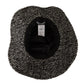 Elegant Black & White Wide Brim Hat