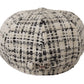 Elegant Tweed Newsboy Cap with DG Logo Plaque