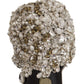 Elegant Crystal-Encrusted Cloche Hat