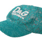 Elegant Blue Baseball Cap with Logo Detailing