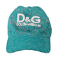 Elegant Blue Baseball Cap with Logo Detailing