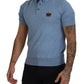 Elegant Light Blue Polo T-Shirt