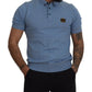 Elegant Light Blue Polo T-Shirt