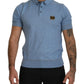 Elegant Light Blue Polo T-Shirt