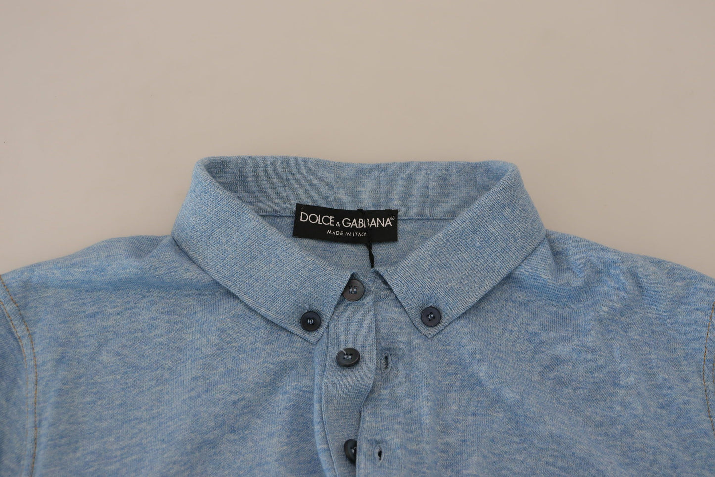 Elegant Light Blue Polo T-Shirt