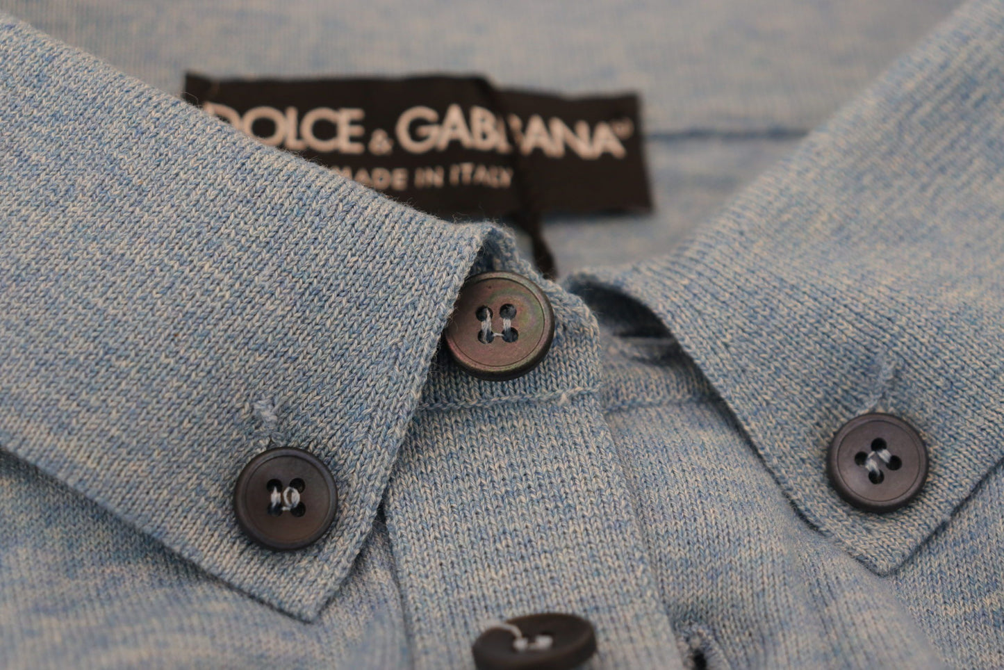Elegant Light Blue Polo T-Shirt