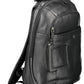 Black Nylon Men Backpack