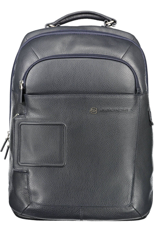 Blue Nylon Men Backpack