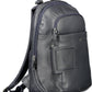 Blue Nylon Men Backpack