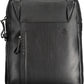 Black Leather Men Shoulder Bag