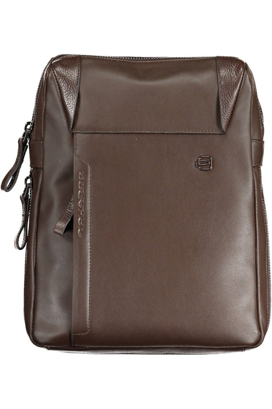 Brown Leather Men Shoulder Bag