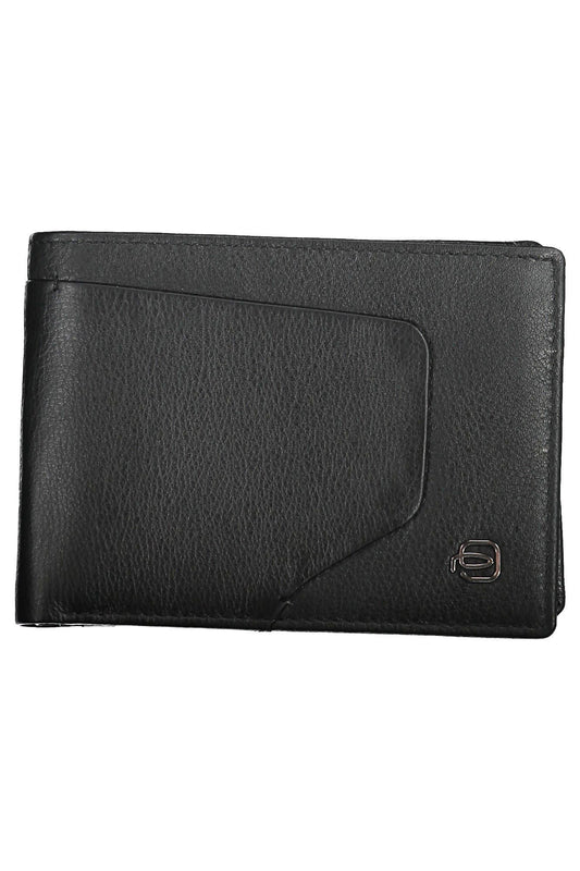 Black Leather Men Wallet