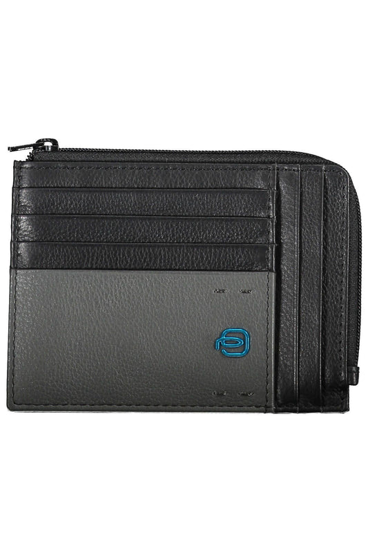 Black Leather Men Wallet