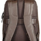 Brown Leather Men Backpack