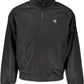 Black Polyester Men Jacket