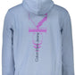 Light Blue Cotton Men Sweater