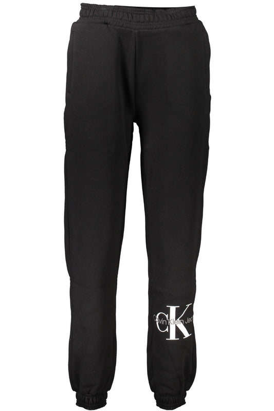 Black Cotton Women Trouser