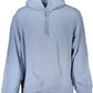 Light Blue Cotton Men Sweater