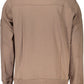 Brown Cotton Men Sweater