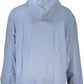 Light Blue Cotton Men Sweater