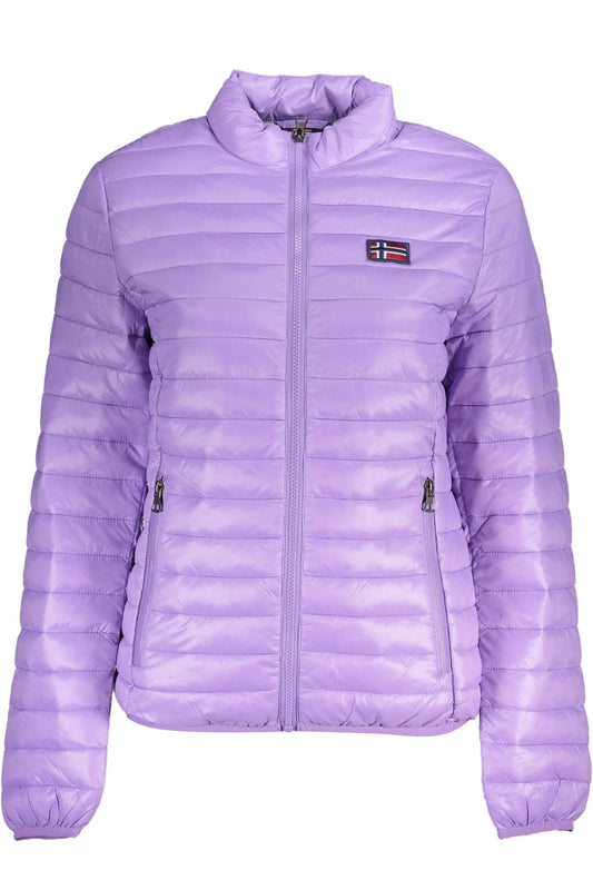 Purple Polyamide Women Jacket