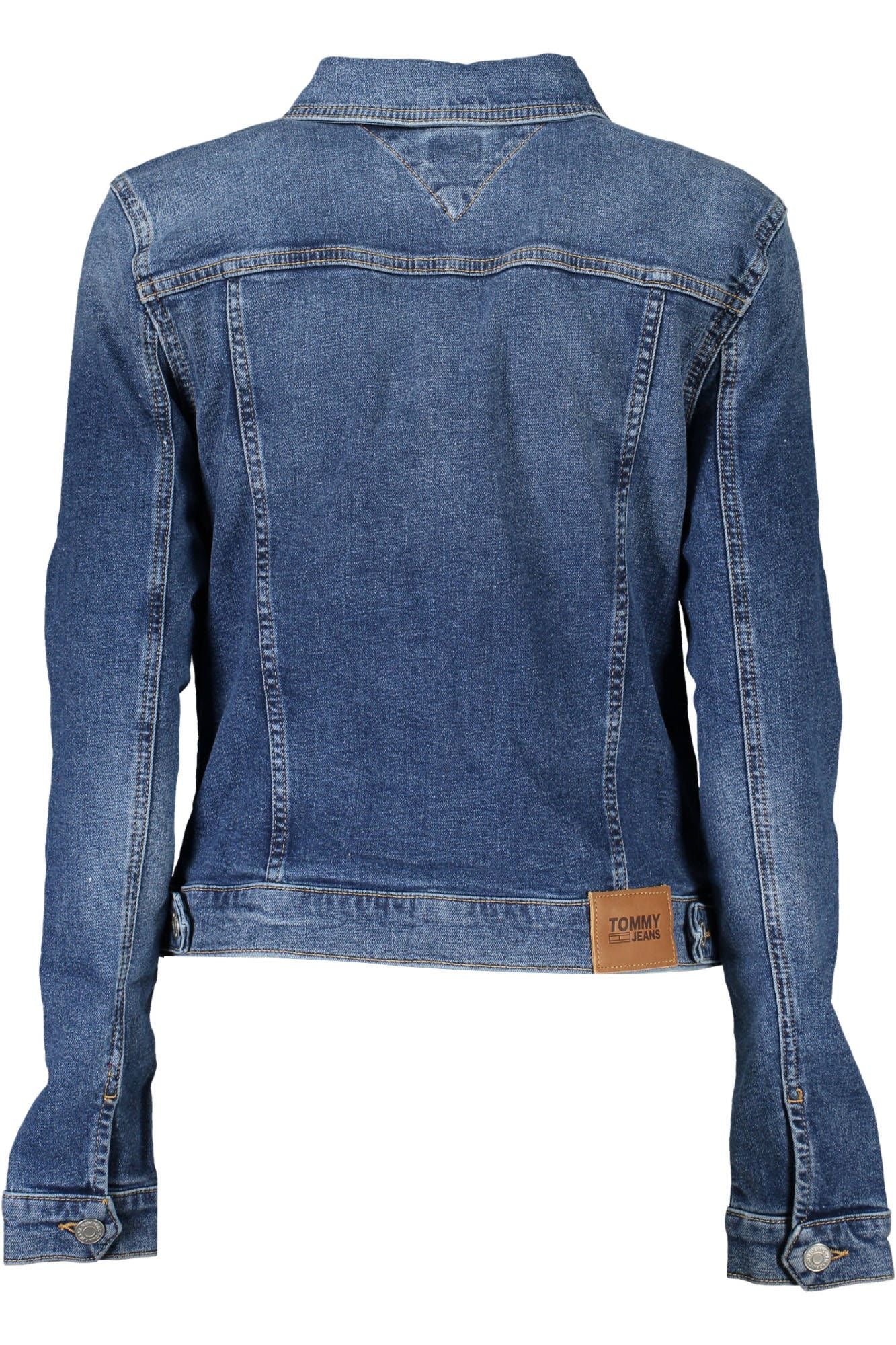 Blue Cotton Women Jacket
