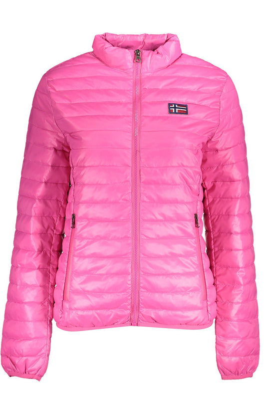 Pink Polyamide Women Jacket