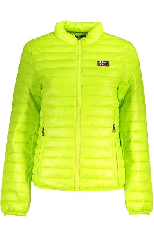 Green Polyamide Women Jacket