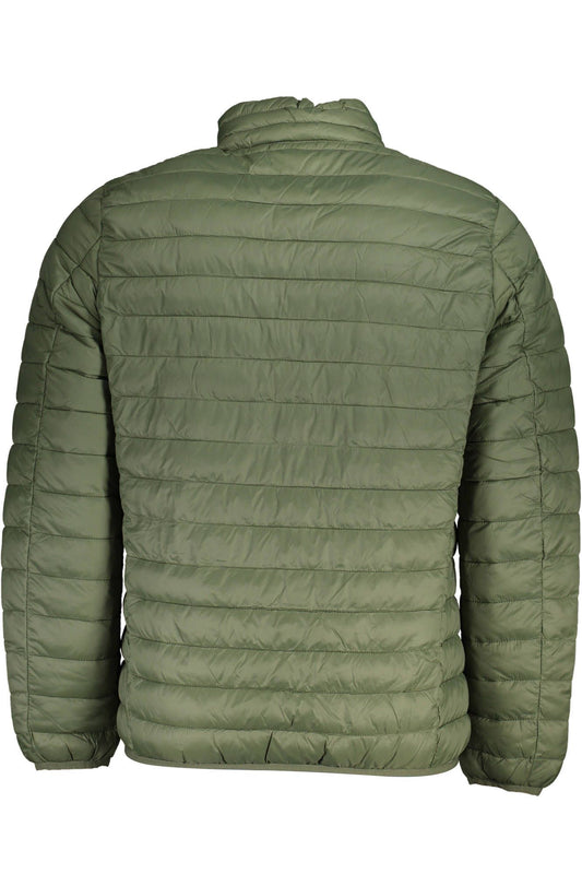 Green Polyamide Men Jacket