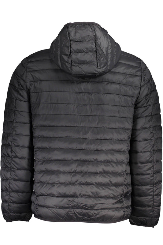 Black Polyamide Men Jacket