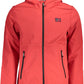 Red Polyester Men Jacket