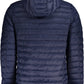 Blue Polyamide Men Jacket