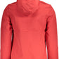 Red Polyester Men Jacket
