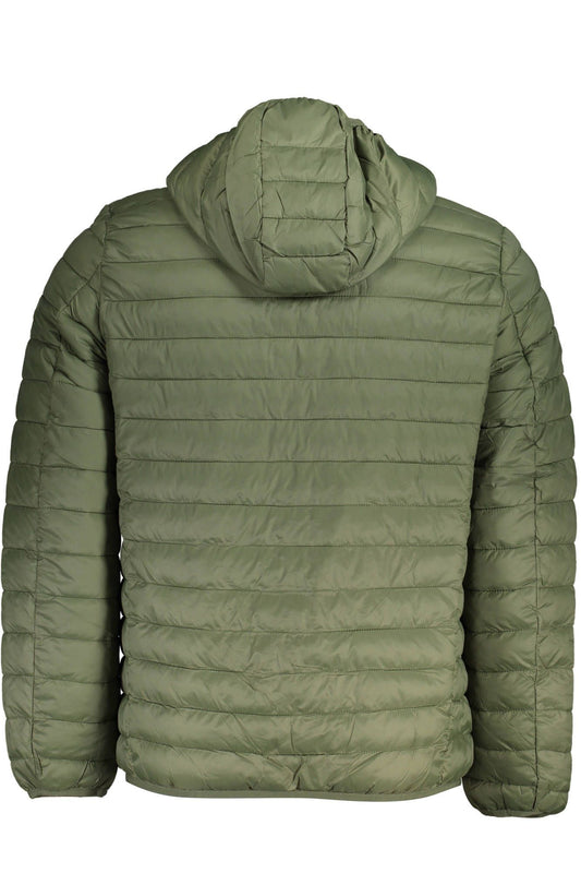 Green Polyamide Men Jacket