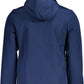 Blue Polyester Men Jacket