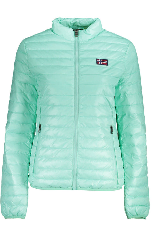 Green Polyamide Women Jacket