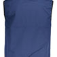 Blue Polyester Men Jacket