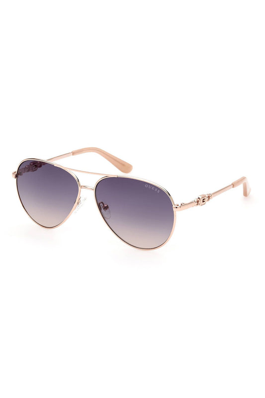 Pink Metal Women Sunglass