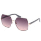 Pink Metal Women Sunglass