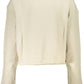 Beige Cotton Women Sweater