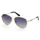Gold Metal Women Sunglass