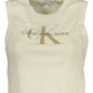 Beige Cotton Women Top
