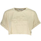 Beige Cotton Women Top