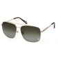 Gold Metal Women Sunglass