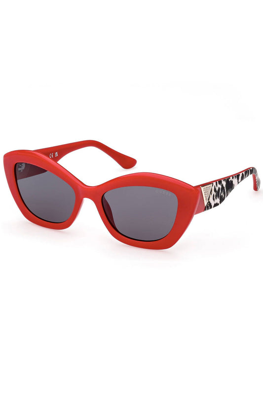 Red Plastic Women Sunglass
