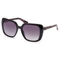 Black Plastic Women Sunglass